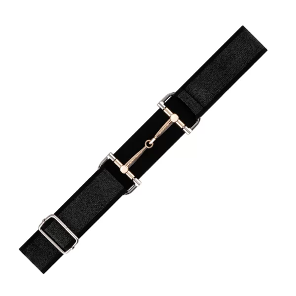 BIT BELT IN BLACK SPARKLE